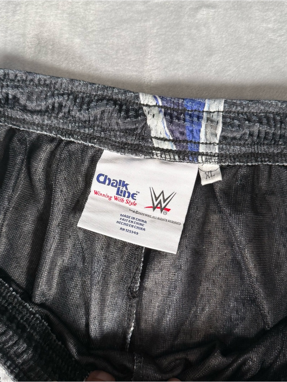 Chalk Line Wrestlemania AOP Mesh Shorts Mens XL 6” Wrestling WWE Black - Picture 2 of 9